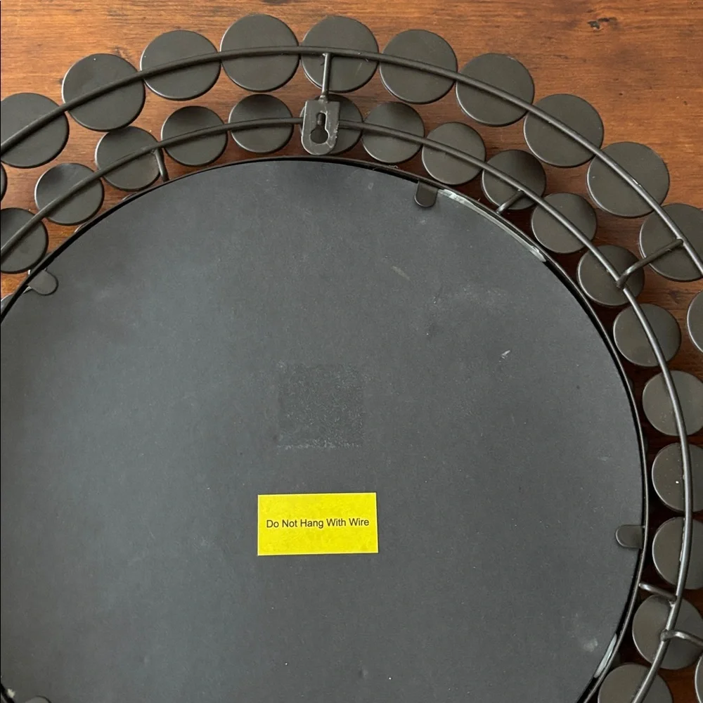 Elegant Silver Wall Mirror/Tray Decor
